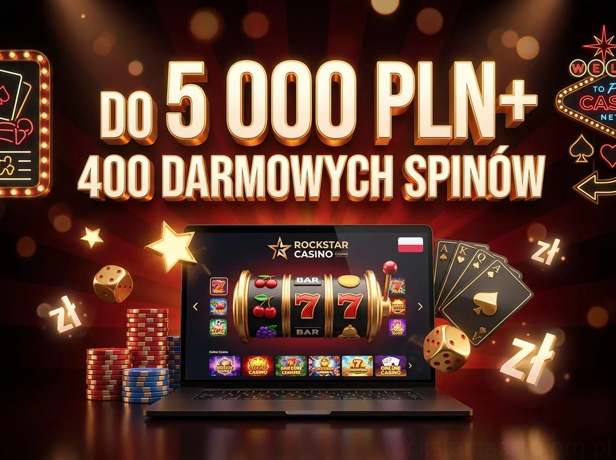 DO 5 000 PLN+ 400 DARMOWYCH SPINÓW
